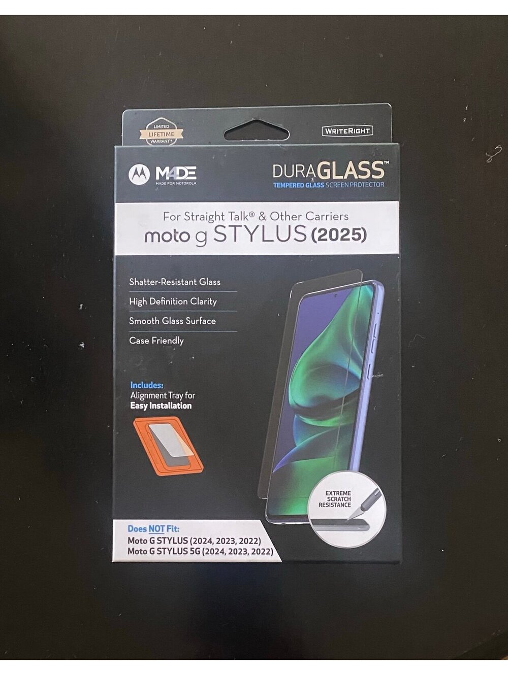 DuraGlass Tempered Glass Screen Protector for Motorola moto g STYLUS (2025)